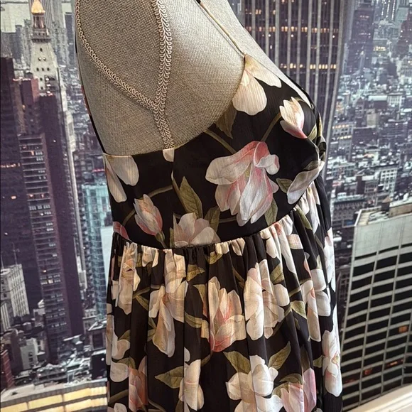 Sachin & Babi Floral Maxi Dress with Spaghetti Straps - Picture 4 of 9